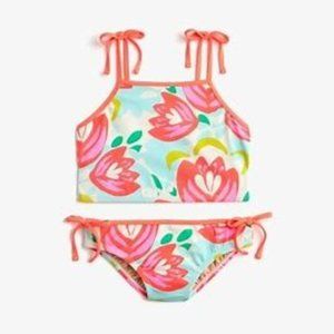 J. Crew Crewcuts Girl's Bikini Set Cactus Floral